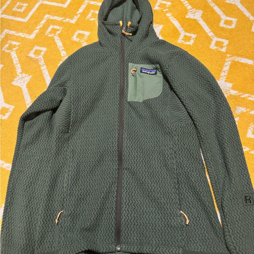 Patagonia Olive and Mustard Jacket